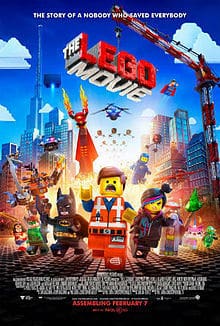 Movie poster for The Lego Movie