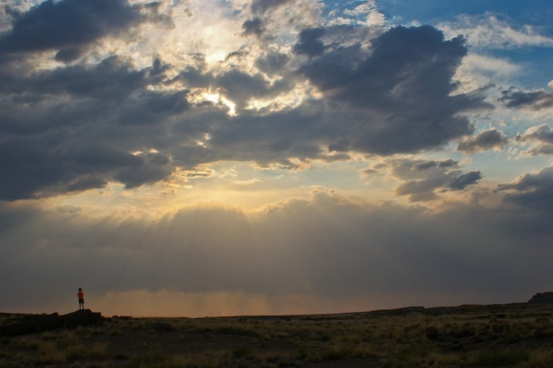 C2011 Pamela Reynoso Photo Petrified Forest AZ Sunset