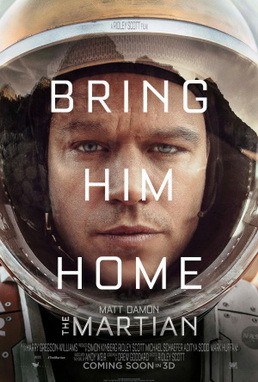 Movie poster for The Martian
