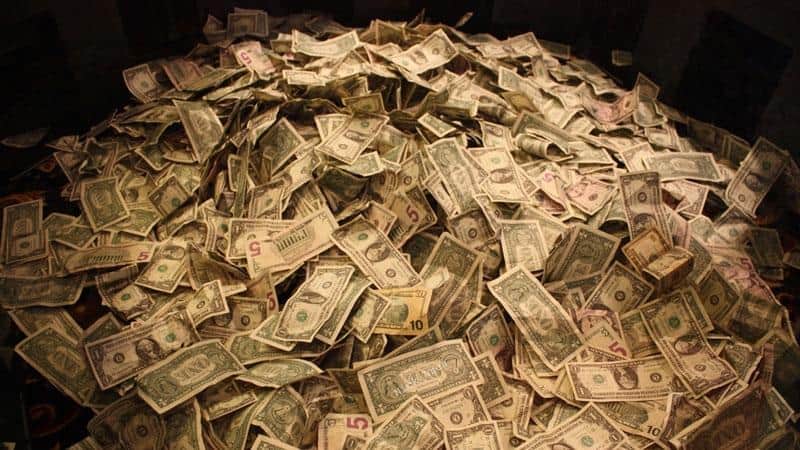 Big pile of money