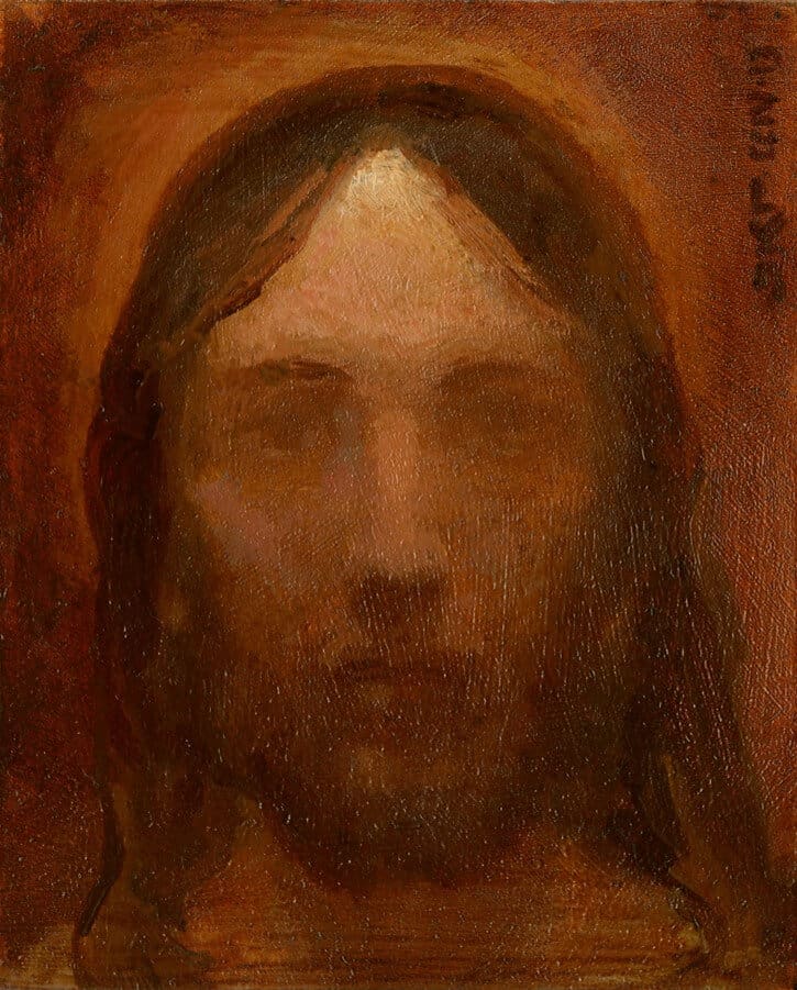 Painting of Jesus by Kirk Richards