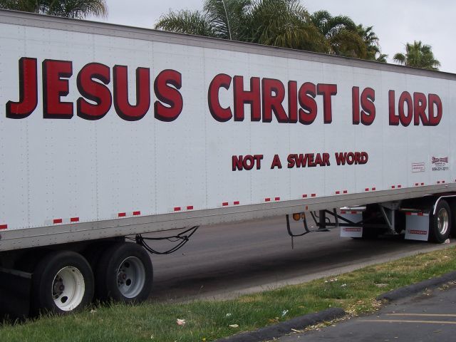 Jesus Christ not a curse word