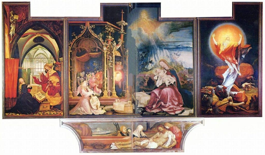 The Isenheim Altar Piece by Mathias Grunedwald
