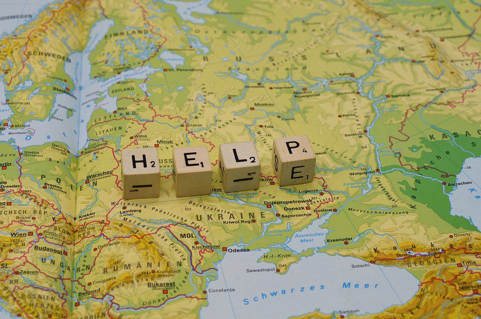War Conflict Ukraine Map Help Donate Letters