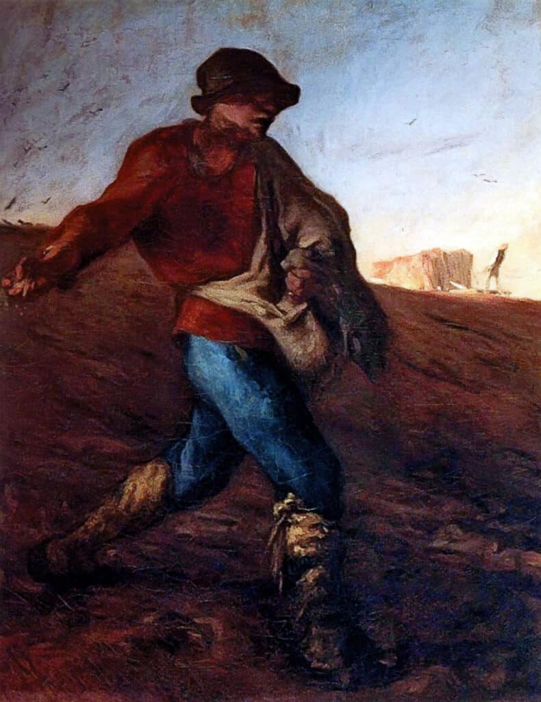 The Sower, Jean-François Millet,  1850