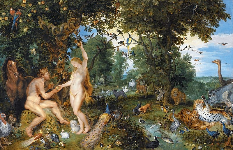"The Garden of Eden" by Peter Paul Rubens and Jan Brueghel the Elder