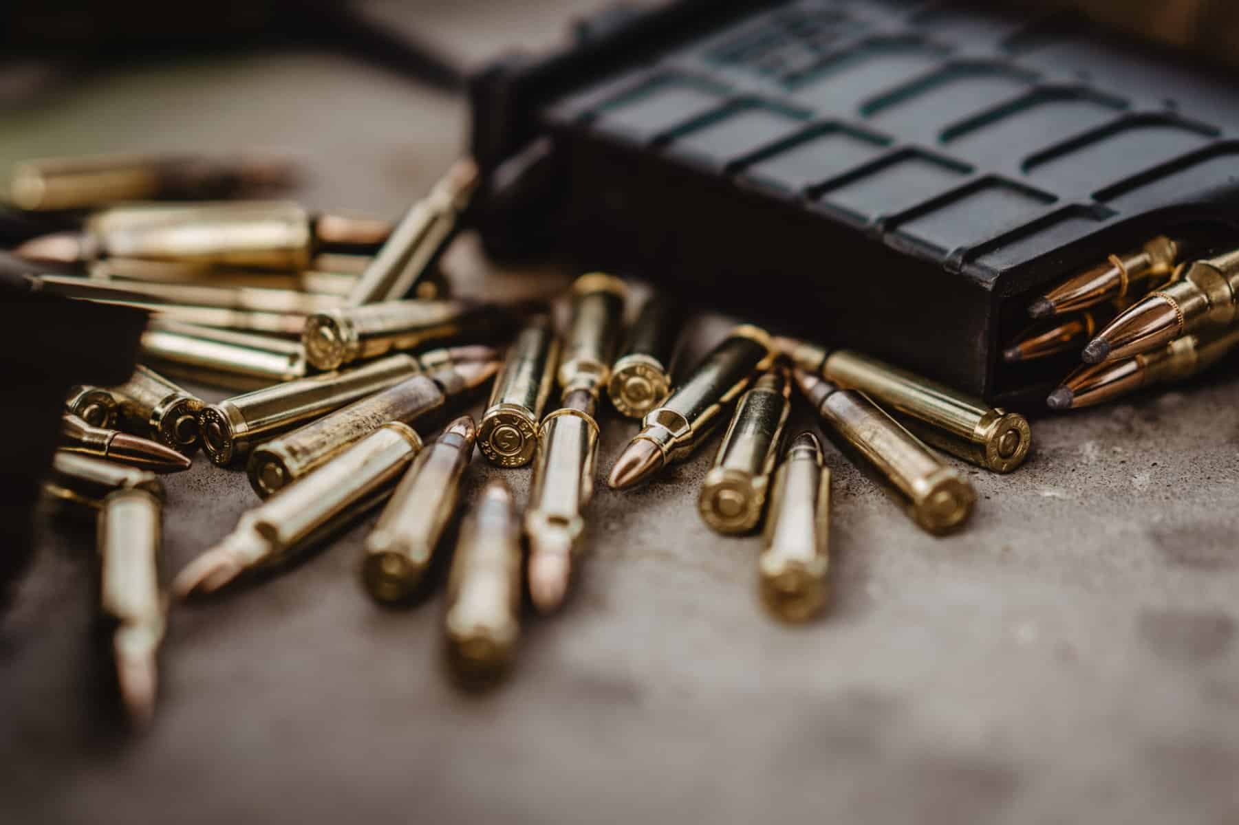 A collection of bullets is shown.