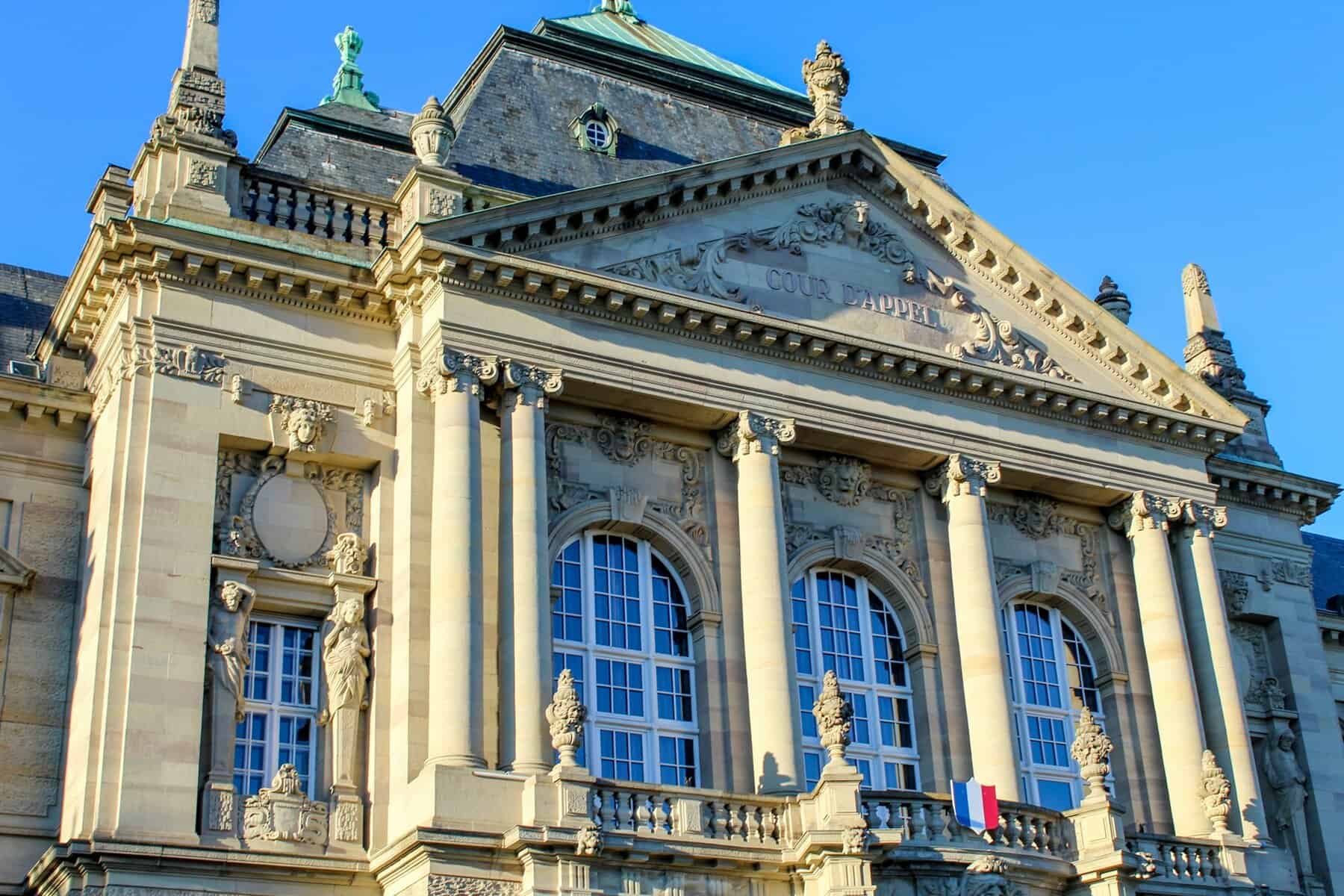 An appellate court building in France.