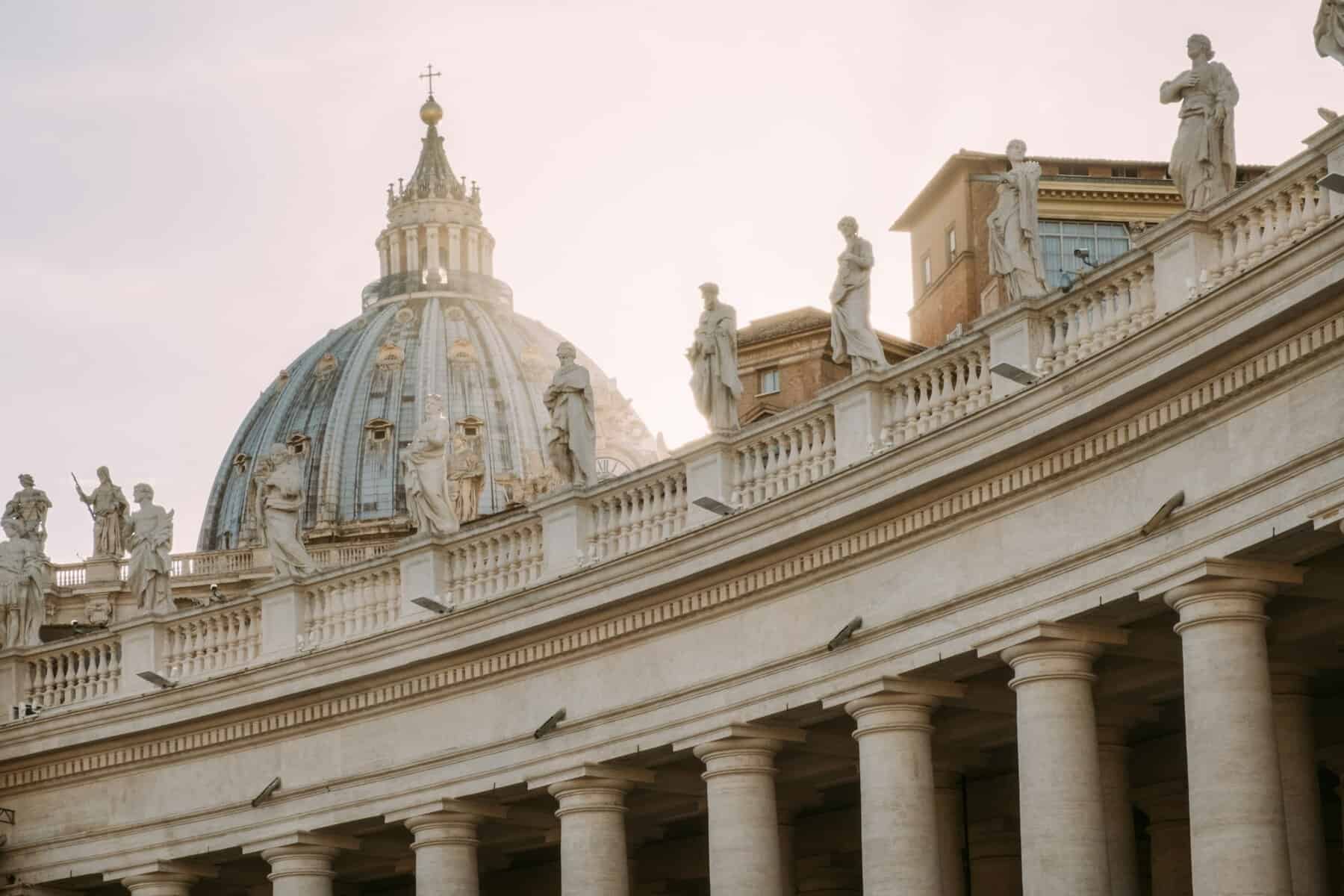 St. Peter's dome in the Vatican