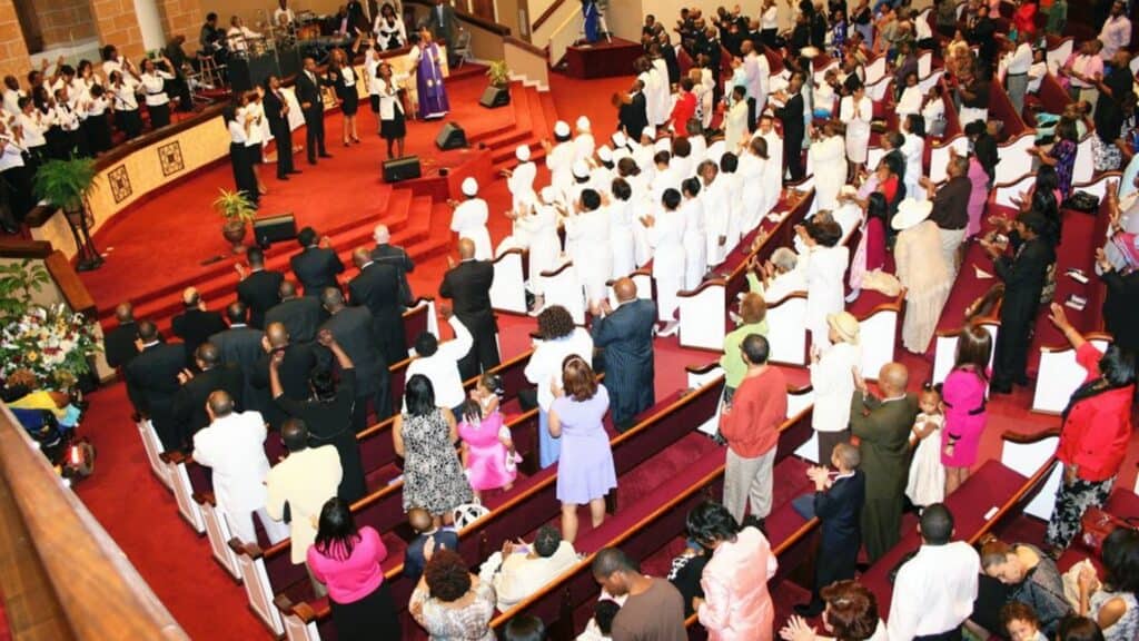 COGIC service at Cathedral of Praise