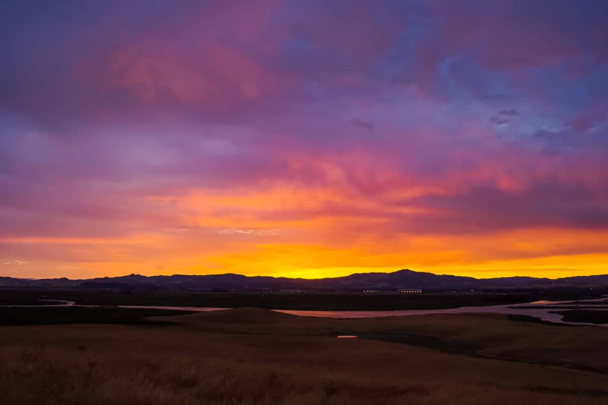 Sunset landscape