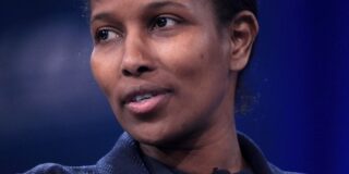 A portrait of Ayaan Hirsi Ali